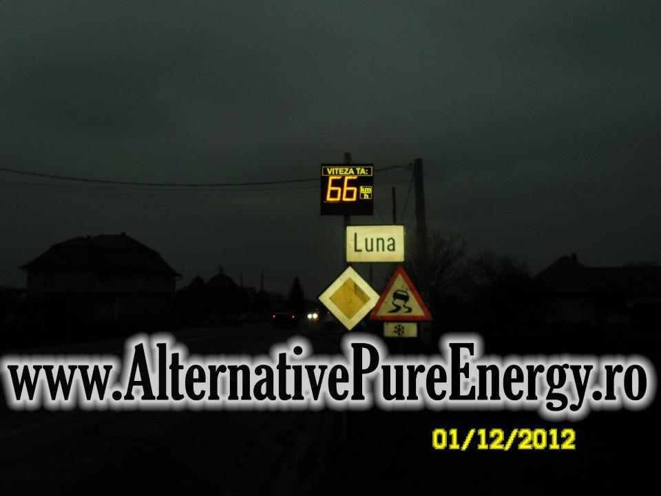 Indicator Rutier Intrare Localitate Radar 10 www.AlternativePureEnergy.ro